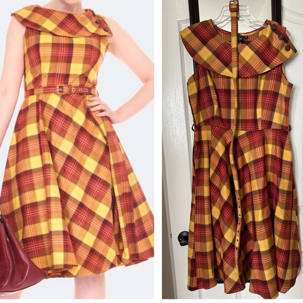 💛SOLD💛NWOT Voodoo Vixen Jill Collar Dress: XL - Picture 1 of 3